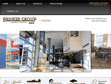 Tablet Screenshot of brinkergroup.com